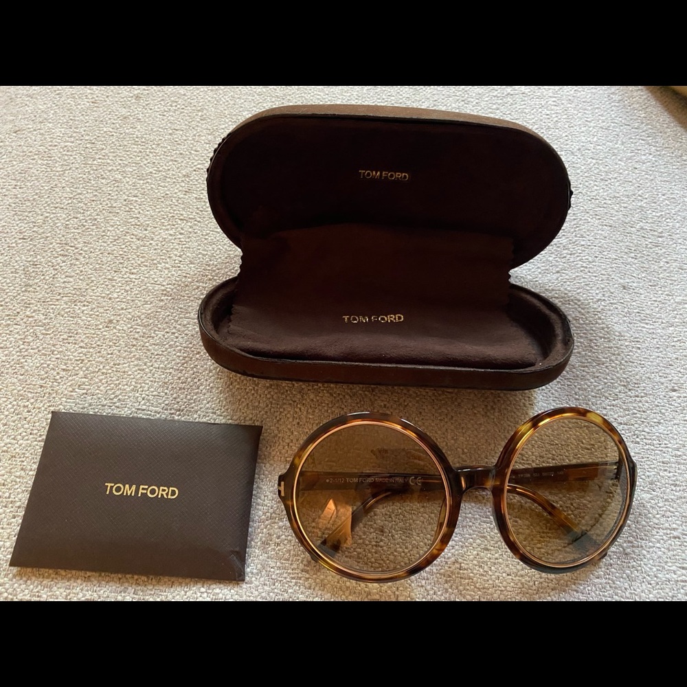 Tom Ford Ava Round Sunglasses